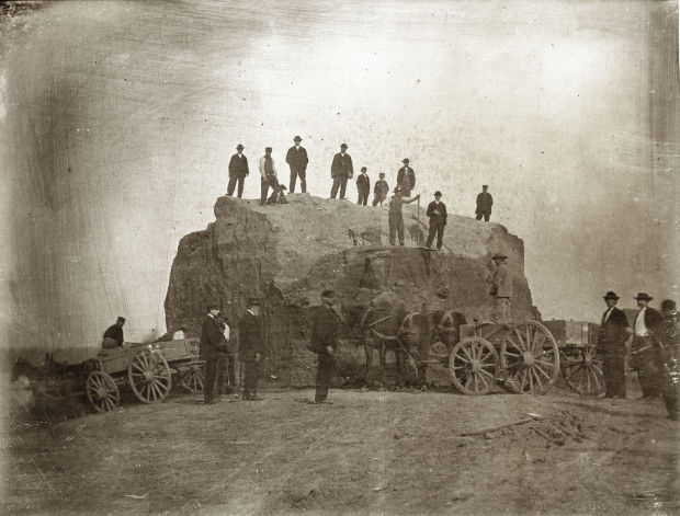 The dwindling remains of Big Mound